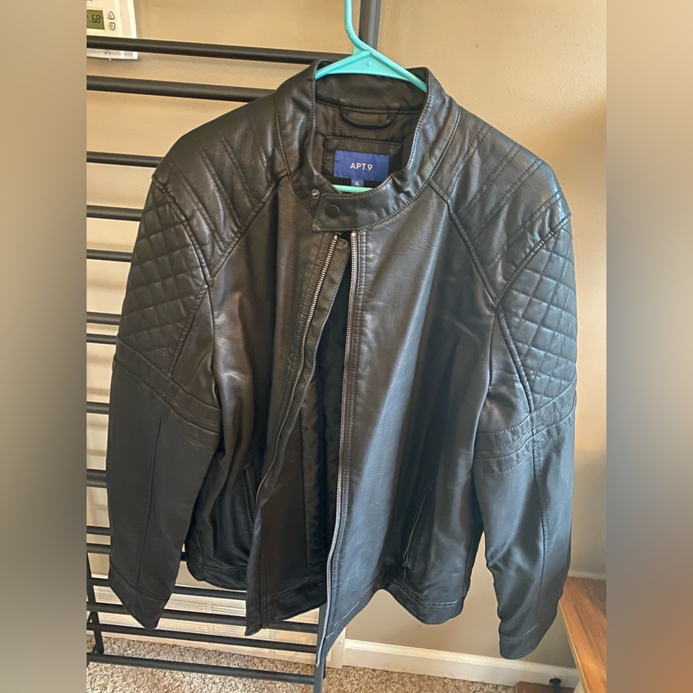 Leather Bomber Jacket